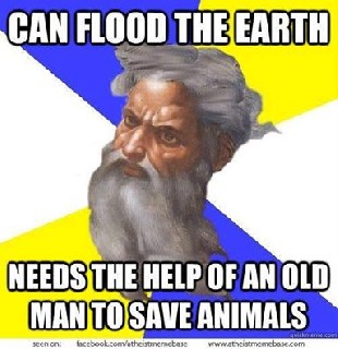 Can flood the earth needs Noahs Arch