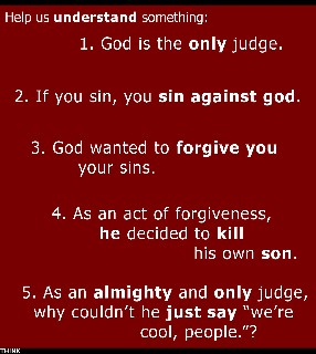 If god is the only judge