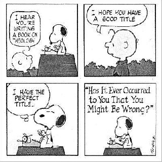 Snoopy on Religion Even he knows it