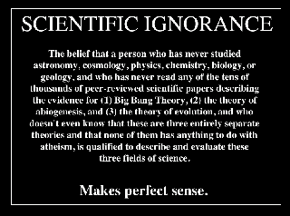 scientific ignorance