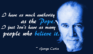 As much authority as the pope
