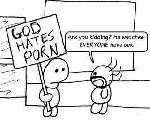 God hates porn
