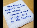 Napkin Religion