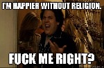 Happier without Religion