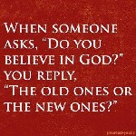 Do you believe in God