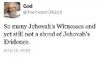 Witnesses but no Evidence