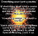 Everything must have a creator