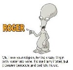 Roger loves your religion