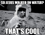 Jesus walked on water