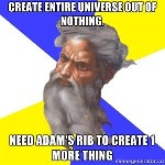 God created