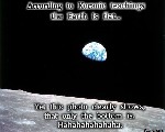 According to Koranic teachings the earth is flat