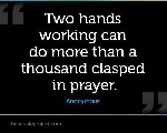 praying