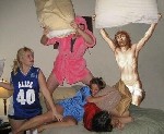 pillow fight with Jesus
