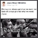 God will always provide what you need