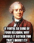 Sure of your religion