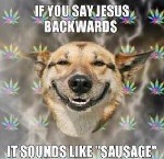 Jesus backwards