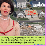 Thank you God for sparing me in that natural disaster