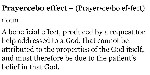 The Prayercebo Effect