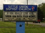 God wants your money