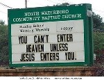 Jesus enters you