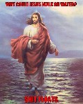 Why Jesus could walk on Water