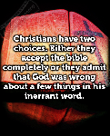 Christians have 2 choices