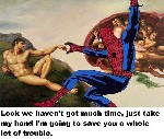 Spiderman is God