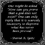 Prove God does  not  exist