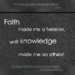 Faith made me a believer