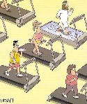 Jesus working out