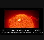 worshipping the sun