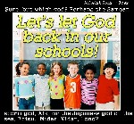 Let us let God back in our schools
