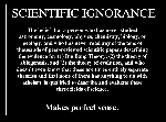 scientific ignorance