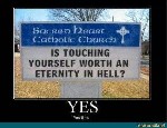 Jesus is watching you masturbate